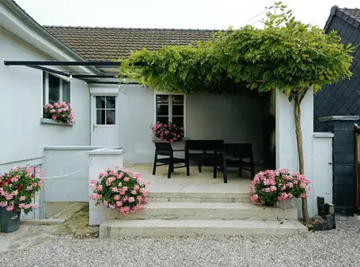 Jardin de l'établissement Gîte Les Oeillets