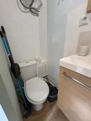 Salle de bains dans l'établissement Studio Eucalyptus