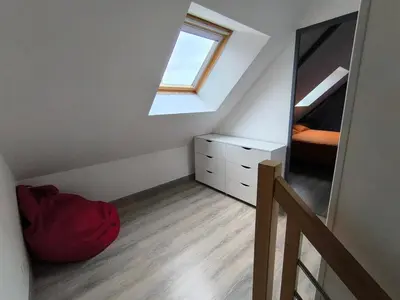 Un ou plusieurs lits dans un hébergement de l'établissement Maison proche Baie de Somme mer campagne