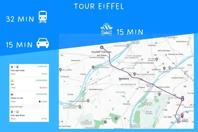 Plan de l'établissement T2 plein centre-ville, Gare à 5 min, Près Ermitage