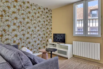 Plan de l'établissement Huguette Charmant studio cosy au cœur de Pont-de-lArche