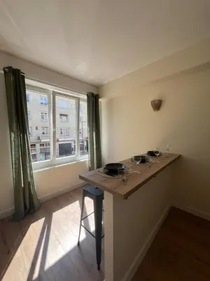 Cuisine ou kitchenette dans l'établissement Studio au cœur d Amiens