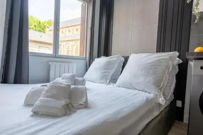 Plan de l'établissement Le Passion Room - Love Room - Jacuzzi