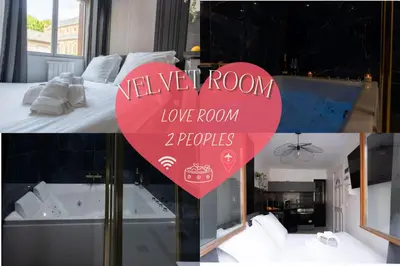 Plan de l'établissement Le Passion Room - Love Room - Jacuzzi