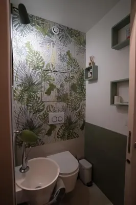 Salle de bains dans l'établissement CooLiving de la fôret