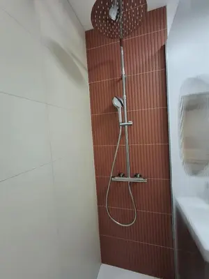 Salle de bains dans l'établissement Maison de ville proche A13 et Rouen