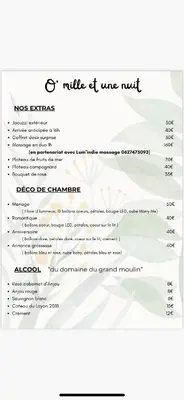 Plan de l'établissement gîte romantique