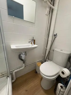 Salle de bains dans l'établissement Le Santorini - Proche cathédrale
