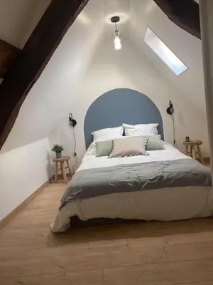 Un ou plusieurs lits dans un hébergement de l'établissement Duplex en plein coeur de Dieppe