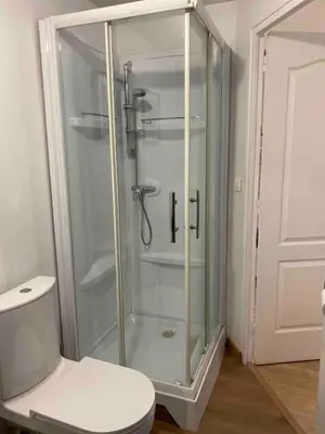 Salle de bains dans l'établissement Duplex en plein coeur de Dieppe