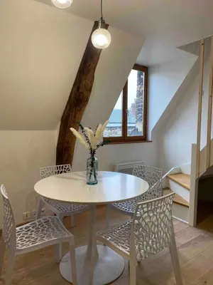 Coin salon dans l'établissement Duplex en plein coeur de Dieppe
