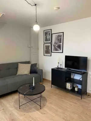 Télévision ou salle de divertissement dans l'établissement Duplex en plein coeur de Dieppe