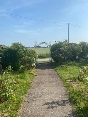 Jardin de l'établissement Chez Cathy