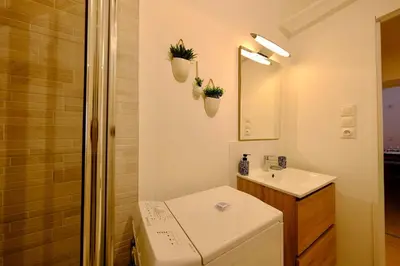 Salle de bains dans l'établissement Rouen centre - Bienvenue chez Coline