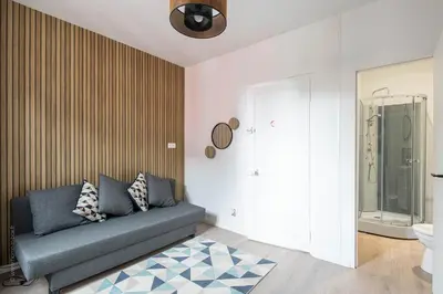 Salle de bains dans l'établissement Studio cosy proche Centre ville & Gare
