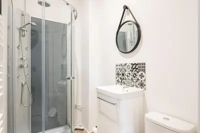 Salle de bains dans l'établissement Studio cosy proche Centre ville & Gare