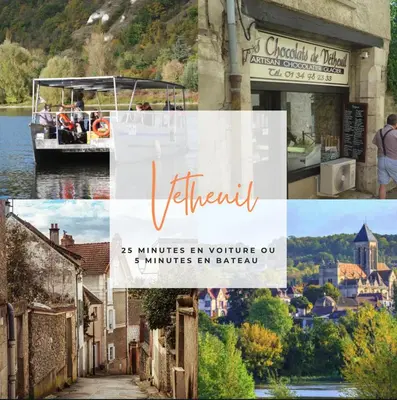 Plan de l'établissement Le dôme en seine, proche Giverny