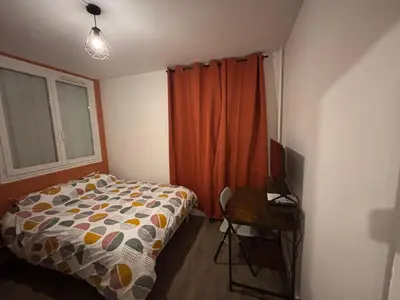 Un ou plusieurs lits dans un hébergement de l'établissement dunes dorees - chambre privee