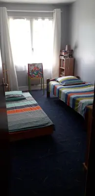 Un ou plusieurs lits dans un hébergement de l'établissement Gîte de la belle attente