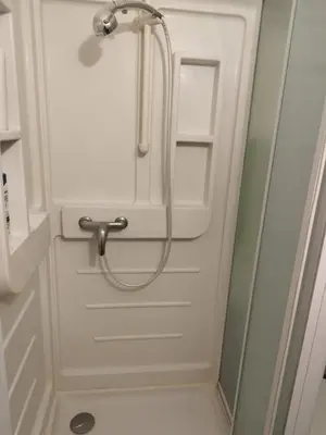 Salle de bains dans l'établissement studio des roses