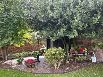 Jardin de l'établissement STUDIO VOYAGE COLONIAL CLIMATISE chic