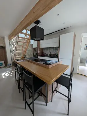 Cuisine ou kitchenette dans l'établissement Maison des Artistes Paris Giverny
