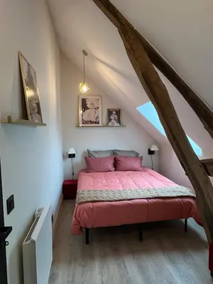 Un ou plusieurs lits dans un hébergement de l'établissement Maison des Artistes Paris Giverny