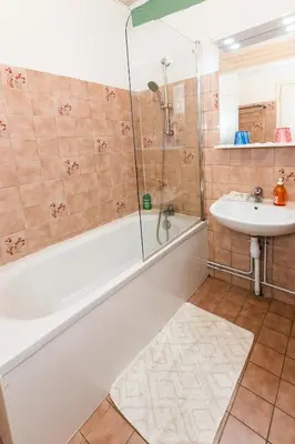 Salle de bains dans l'établissement manoir d archelles