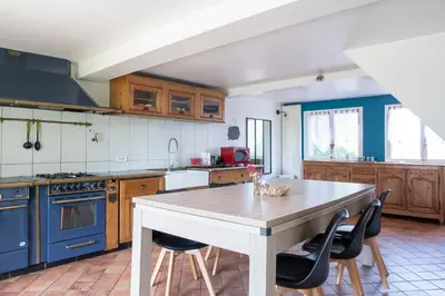 Cuisine ou kitchenette dans l'établissement Détente en Campagne - proche d'Amiens