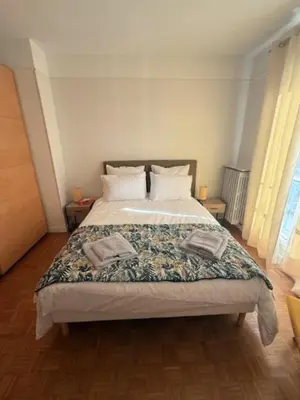 Un ou plusieurs lits dans un hébergement de l'établissement Duplex - vue sur la Seine au centre ville de Vernon