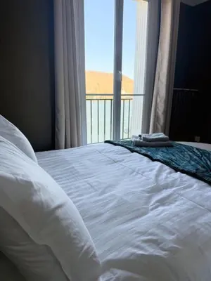 Un ou plusieurs lits dans un hébergement de l'établissement Duplex - vue sur la Seine au centre ville de Vernon