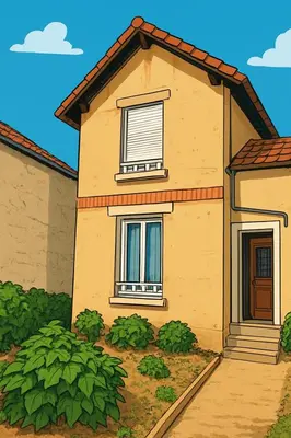 Bâtiment de la maison de vacances