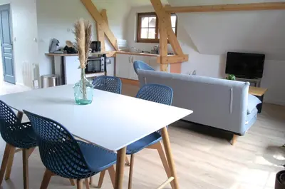 Cuisine ou kitchenette dans l'établissement Logement entier indépendant avec espace extérieur