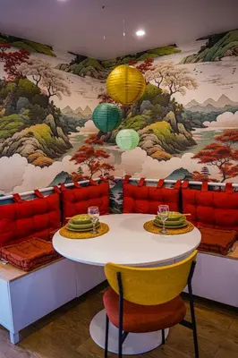 Coin salon dans l'établissement Le Jardin Suspendu
