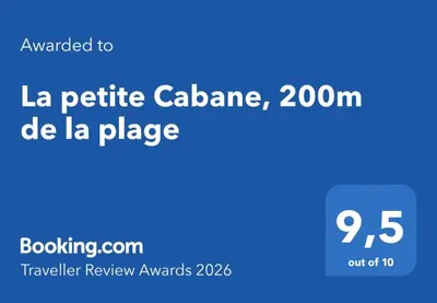 Certificat, récompense, panneau ou autre document affiché dans l'établissement La petite Cabane, 200m de la plage