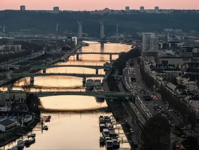 Vue sur la rivière ou le fleuve situé(e) à proximité de l'appartement