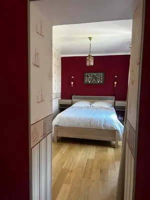 Un ou plusieurs lits dans un hébergement de l'établissement Gîte du Camp de César - WIFI - 8 personnes