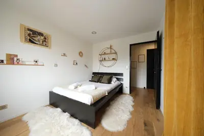 Un ou plusieurs lits dans un hébergement de l'établissement Rouen - Bienvenue chez Aurélie