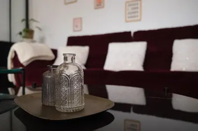 Coin salon dans l'établissement Rouen - Bienvenue chez Aurélie