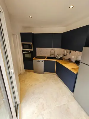 Cuisine ou kitchenette dans l'établissement O fil de l'O