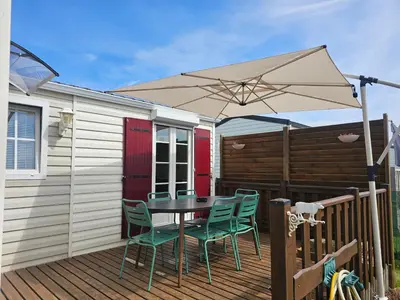 Terrasse ou espace extérieur de l'établissement Entre Terre et Mer