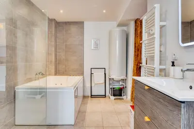Cuisine ou kitchenette dans l'établissement Evasion 2 lâcher-prise en plein cœur de Rouen