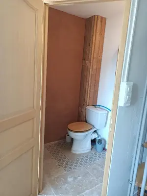 Salle de bains dans l'établissement Maison De Vacances