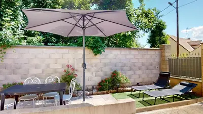 Jardin de l'établissement Chez Joceline - Bruno
