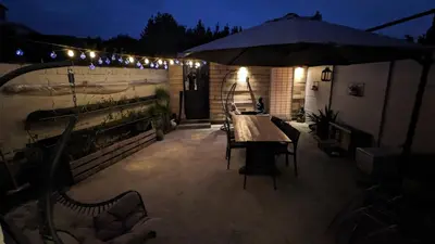 Terrasse ou espace extérieur de l'établissement pleasant old and comfortable little house