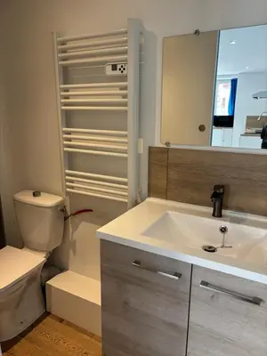 Salle de bains dans l'établissement Charmant appartement moderne