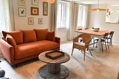 Coin salon dans l'établissement La Maison Forestière
