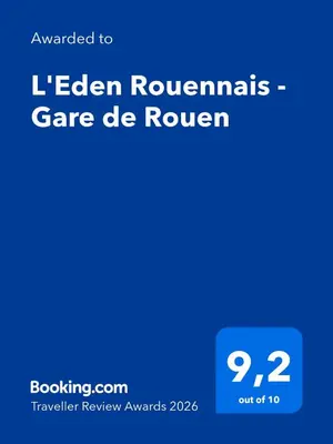 Certificat, récompense, panneau ou autre document affiché dans l'établissement L'Eden Rouennais - Gare de Rouen