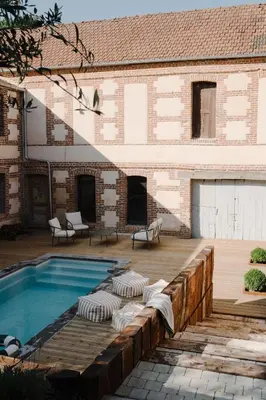 Piscine de l'établissement Maison Eudoise, piscine et spa ou située à proximité