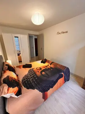Un ou plusieurs lits dans un hébergement de l'établissement Cocon Zen en plein Cœur historique de Rouen